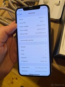 iPhone 11pro 64GB stříbrný, top stav - 7