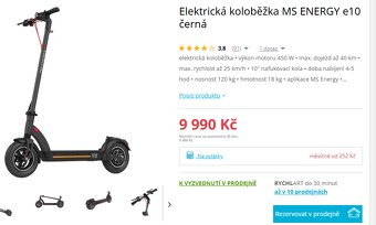 Prodám elektrokoloběžku - odvoz z Brna - je funkční - 7