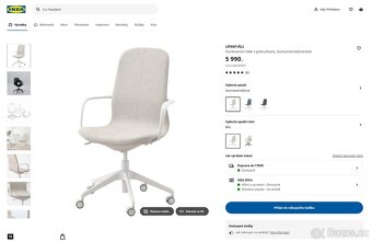 Kancelářská židle Ikea Langfjall (PC 5990,-) - 7