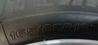 Alu kola 4x100 165/65 R13 (nové zimní pneu) - 7