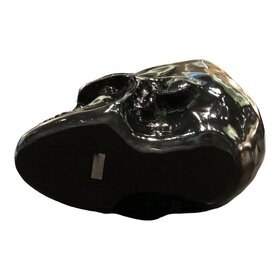 Skull-Black lebka Polystone, 24cm - 7