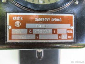 Retro spínací hodiny a sadzbový spínač - 7