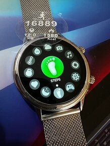 Inteligentné hodinky CF81 UNISEX strieborne - 7