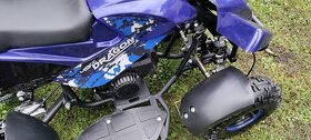 Nová modrá dětská čtyřkolka 50ccm DRG - 7