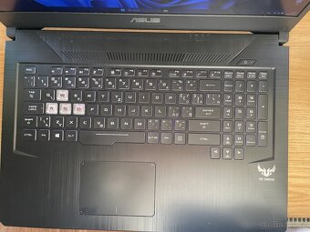 Prodám herní notebook Asus Tuf Gaming FX705D - 7