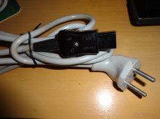 KABEL napájecí, TESLA, 230V, menší koncovka (1 nebo 1,5m) - 7