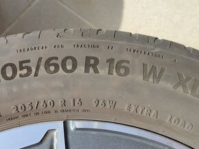 Originál letní ALU komplet BMW 16" 5x112 ET22 pneu 205/60/16 - 7