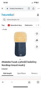 Fusak z jehněčí kožešiny Altabebe Nordkap - 7