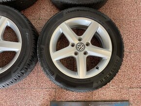 Originál Volkswagen ALU kola 5x112 r16 zimní pneu 7,5mm - 7