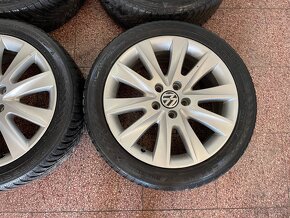 Originál Volkswagen ALU kola 5x112 r17 zimní pneu 7mm - 7