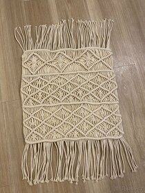 Ručně vyrobený povlak na polštář, polštářek, macrame, postel - 7