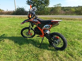 Pitbike Thunder 140cc 19/16 E-start oranžová - 7