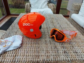 Dětská lyžařská helma POCito Skull + brýle Iris X - 7