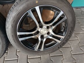 Alu litá kola PLATIN P53 BLACK 17"  AUDI A4 B8, 225/50/17 - 7