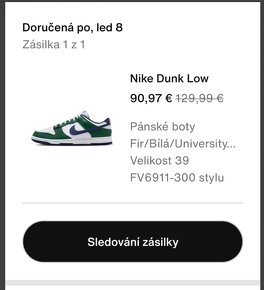 Nike Dunk Low  zeleno bílá SLEVA - 7