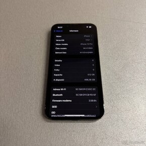 iPhone 13 Pro 512GB graphite, pěkný stav, 12 měsíců záruka - 7