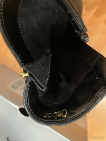 Černé kožené boty Gabor vel. 38 - 7
