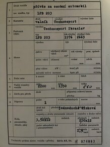 Přívěsný vozík LPB 203 - 7