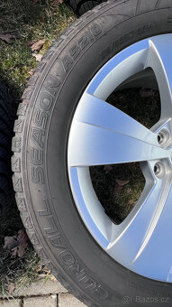 Celoroční sada 17"ALU Škoda TRITON na Superb III, 5x112 mm - 7