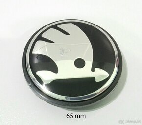 Středy kol Škoda Vw průměr 56mm 65mm SADA  Škoda černé průmě - 7