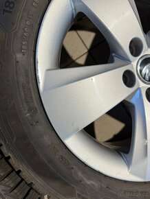 Alu kola Škoda MATO R15 5x100 + ZIMNÍ PNEU 185/60 R15, ZA34 - 7