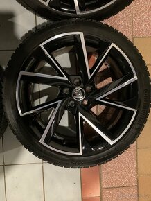 Alu kola Škoda SCALA R18 5X100 ZIMNÍ PNEU 205/45 R18 CONTI - 7