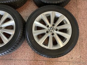 Originál Volkswagen ALU kola 5x112 r16 zimní pneu 7,5mm - 7