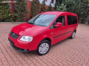 VW Caddy Maxi 1.9TDI 77kW Life,7míst,bez koroze - 7