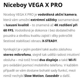 Kamera Niceboy VEGA X PRO - 7