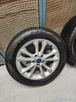 Alu sada original Ford r17 5x108 pneu 235/55/17 - 7