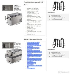 Kompresorová lednice 45l.12v - 7