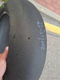 Pirelli 125/70-17 + 200/65-17 slick - 7