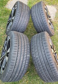 letní pneu 205/45 R16, 16" Alu kola Brock, 4x100 - 7