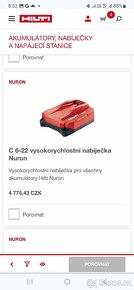 AKUMULÁTOROVÉ VRTACÍ KLADIVO HILTI NURON TE 30-22 - 7