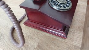 Retro telefon pevná linka Tesla - 7