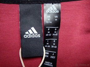 Sportovní vínová mikina - Adidas (vel M/L) - 7