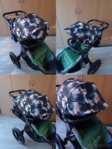 Stříška Baby Jogger summit x3, ceny OD, šití na zakázku - 7