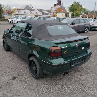 VW Golf IV Cabrio Edice KARMANN 1.6i,74kw.R.V4/1999.STK Nová - 7