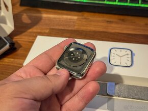 Apple Watch Series 7 steel GPS + Cellular, kompletní balení - 7