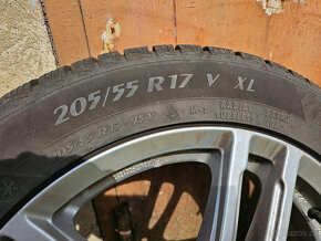 Alu Kola Dezent TZ 6,5x17 5x100 ET40 silver + zimní pneu - 7