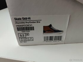 Nové Vans skate SK8 HI EU42,5 navy/g.bown - 7