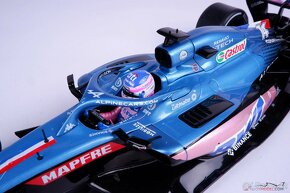 Alpine A522 Fernando ALonso 2022 Monako, Solido - 7