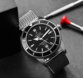 BREITLING, SUPEROCEAN HERITAGE 46, originál hodinky  - 7