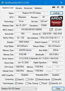 PC AMD FX 8300 / RX570 series 8GB/
12GB DDR3 / hdd 1500gb - 7