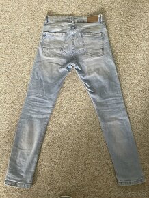 Strech slimfit jeans kalhoty, džíny Pull & Bear W30L32 - 7