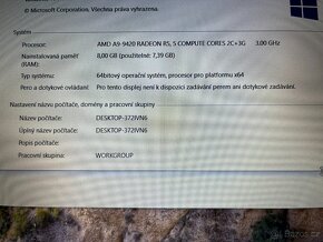 Lenovo Ideapad 320-15ast grafika R5, DDR4 ram, nová baterie - 7