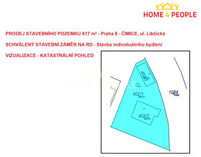 Prodej pozemku, 617 m², Libčická, Praha - 7