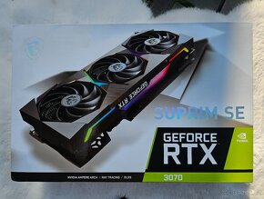 MSI GeForce RTX 3070 SUPRIM X 8GB - top stav, záruka - 7