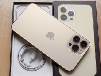 APPLE iPhone 13 Pro MAX 128GB Gold - ZÁRUKA - TOP STAV - 7