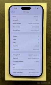 iPhone 15 Pro Max 256gb, modrý titan - 7